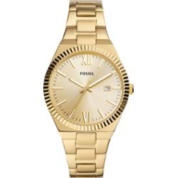 Fossil Kobietyzegarek Scarlette Gold - stal nierdzewna Zegarki damskie 1 ct Damski