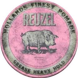 Reuzel Holland's Finest Pomade Pink Grease Heavy Hold pomada do włosów dla silnego utrwalenia 340 g