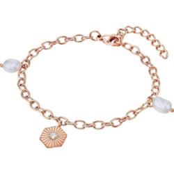 Valero Pearls Stal nierdzewna Preciosa Perła hodowlana słodkowodna Bransoletki 1 ct Damski