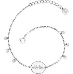 Glanzstücke München Srebrna bransoleta Aloha srebro wysokiej próby srebrny Bransoletki 1 ct Damski