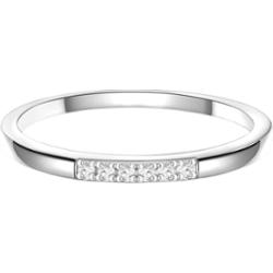 Glanzstücke München Srebrny pierścionek srebro wysokiej próby Cyrkonia srebrny Pierścionki 1 ct Damski