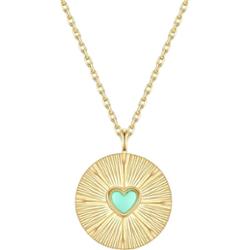 Glanzstücke München Łańcuszek Srebro wysokiej próby Żółte złoto Naszyjniki 1 ct Damski