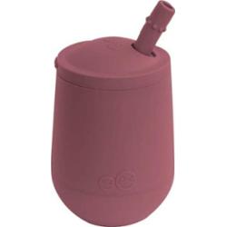 EZPZ EZPZ Silikonowy kubeczek ze słomką Mini Cup + Straw Training System 120 ml Mauve Akcesoria 1 ct