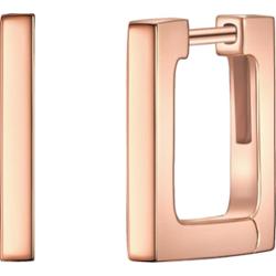 Glanzstücke München Kolczyki z Srebro wysokiej próby w Różowy złoty Kolczyki koła 1 ct Damski