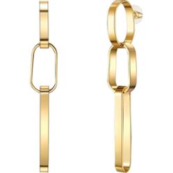 Lulu & Jane Stop metali Kolczyki 1 ct Damski