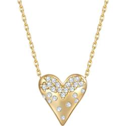 Glanzstücke München Łańcuszek Srebro wysokiej próby Żółte złoto Naszyjniki 1 ct Damski