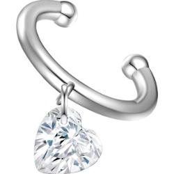 Glanzstücke München Kolczyki Serce z Srebro wysokiej próby w Różowy złoty Nausznice 1 ct Damski