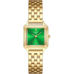 Glanzstücke München Zegarek na reke ze stali nierdzewnej w kolorze zlotym Zegarki damskie 1 ct Damski