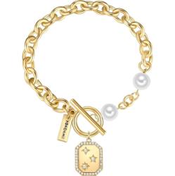 Yokoamii Bransoletka Gwiazdy z Mosiadz w Żółte złoto Bransoletki 1 ct Damski