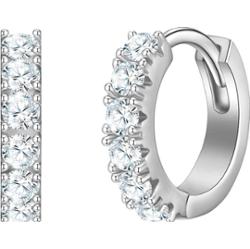 Glanzstücke München Kolczyki z Srebro wysokiej próby w Srebrny 1 ct Damski