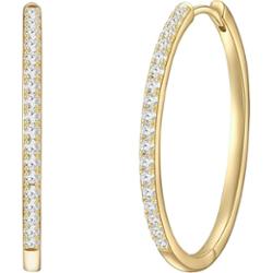 Glanzstücke München Kolczyki z Srebro wysokiej próby w Żółte złoto 1 ct Damski