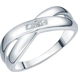 Lulu & Jane Srebrny pierścionek Srebro wysokiej pr óby Brylant Pierścionki 1 ct Damski