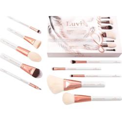 Luvia Essential Brushes - Expansion Set - Feather White Zestawy pędzli do makijażu 1 ct 1 szt.