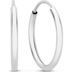 Isabel Bernard Kolczyki typu creole Isabel Bernard Saint Germain Cerise - 14-karatowe białe złoto 1 ct Damski