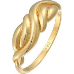 Elli Damski pierścionek węzełek, skręcony, Boho Style Trend Blogger w srebrze 925 Sterling Silver Pierścionki 1 ct