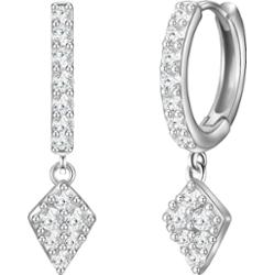 Glanzstücke München Kolczyki Romb z Srebro wysokiej próby w Srebrny 1 ct Damski