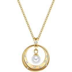 Rafaela Donata Łańcuszek z Srebro wysokiej próby w Żółte złoto Naszyjniki 1 ct Damski