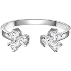 Glanzstücke München Srebrny pierścionek srebro wysokiej próby Cyrkonia srebrny Pierścionki 1 ct Damski