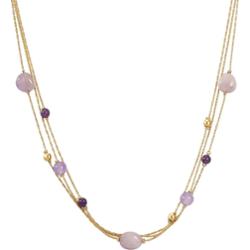 EASTSIDE Łańcuszek Stal nierdzewna Żółte złoto Naszyjniki 1 ct Damski