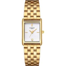 Glanzstücke München Zegarek na reke ze stali nierdzewnej w kolorze zlotym Zegarki damskie 1 ct Damski