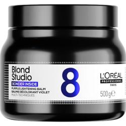 L´Oréal Professionnel Paris BLOND STUDIO fioletowy balsam rozjaśniający Maski do włosów 500 g Damski