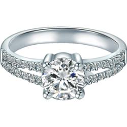 Trilani Pierścionek z Srebro wysokiej próby w Srebrny Pierścionki 1 ct Damski