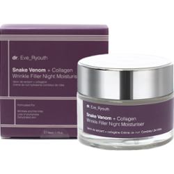Dr. Eve_Ryouth Krem na noc z jadem węża i kolagenem wypełniającym zmarszczki Kremy do twarzy 50 ml Damski