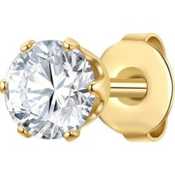 True Rebels Kolczyki Stal nierdzewna Żółte złoto 1 ct Męskie