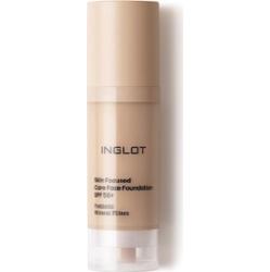 Inglot PIELĘGNACYJNY PODKŁAD DO TWARZY SKIN FOCUSED SPF 50 Podkłady 30 ml 303 - PORCELAIN BEIGE
