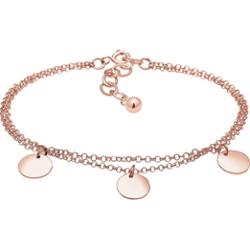 Elli Damskie koło warstwowe Geo w srebrze próby 925 Sterling Silver Bransoletki 1 ct