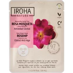 IROHA NATURE Anti-Age Rosehip Face Sheet Mask