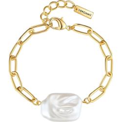 Yokoamii Bransoletka z Stop metali w Żółte złoto Bransoletki 1 ct Damski