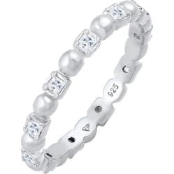 Elli Damski pierścionek kulka kwadrat Minimal z cyrkoniami w pozłacanym srebrze próby 925 Sterling Silver Pierścionki 1 ct