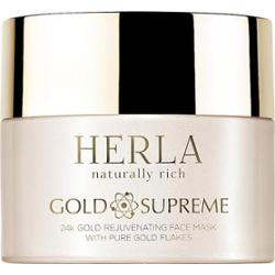 HERLA 24k Gold Rejuvenating Face Mask with Pure Gold Flakes Maseczki przeciwzmarszczkowe 50 ml
