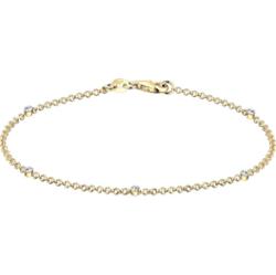 Elli Filigranowa damska bransoletka z kryształkami ze srebra próby 925 Bransoletki 1 ct Damski