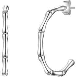 Glanzstücke München Srebrne kolczyki kreole srebro wysokiej próby srebrny Kolczyki koła 1 ct Damski