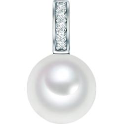 Rafaela Donata Srebrny wisiorek srebro wysokiej próby Cyrkonia Perła naturalna srebrny Wisiorki 1 ct Damski