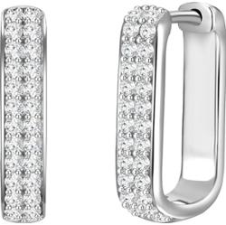 Glanzstücke München Kolczyki z Srebro wysokiej próby w Srebrny Kolczyki koła 1 ct Damski