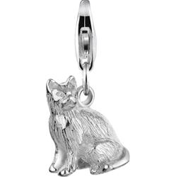 Nenalina Damski wisiorek kot w srebrze próby 925 Sterling Silver Wisiorki 1 ct