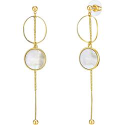 Lulu & Jane Stop metali Masa perłowa Kolczyki 1 ct Damski