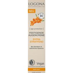 Logona Age Protection Ujędrniający krem pod oczy z organicznym rokitnikiem i kwasem hialuronowym Kremy pod oczy 15 ml