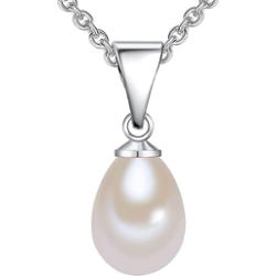 Valero Pearls Naszyjnik z pereł srebro wysokiej próby Perła hodowlana słodkowodna srebrny Naszyjniki 1 ct Damski