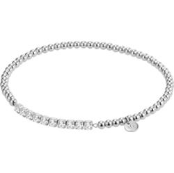 Glanzstücke München Srebrna bransoleta srebro wysokiej próby Cyrkonia srebrny Bransoletki 1 ct Damski