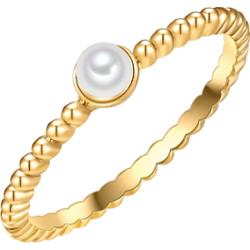 Lulu & Jane Mosiadz Sztuczna perła Pierścionki 1 ct Damski