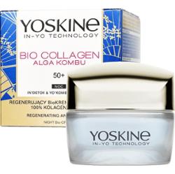 YOSKINE - BIO COLLAGEN ALGA KOMBU - Regenerujący Bio Krem do twarzy na zmarszczki - 50+ Noc - 50 ml