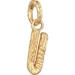 Elli Damski wisiorek Litera U Organic Look ze srebra próby 925 Sterling Silver pozłacanego Kolczyki koła 1 ct