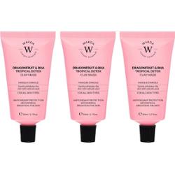 WARDA LUXURY SKINCARE Trio masek detoksykujących Maseczki błotne 150 ml Damski