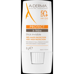 A-Derma Protect X-Trem Invisible Stick sztyft ochronny do miejsc wrażliwych SPF 50+ 8 g