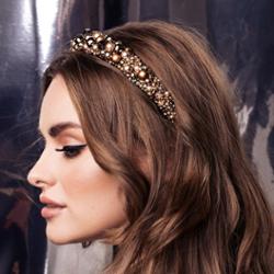 Republika Jewelry GOLDEN SWAN Opaski do włosów 1 ct