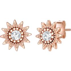 Glanzstücke München Kolczyki Słońce z Srebro wysokiej próby w Różowy złoty 1 ct Damski
